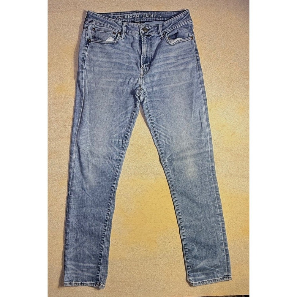 American Eagle Slim Fit Jeans Medium Wash Blue Denim 32x32 Mens-2076